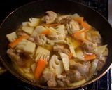 鶏肉とたけのこのオイスター煮作り方3写真