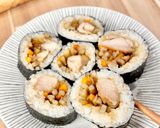 甘辛鶏ごぼうのりまき作り方7写真