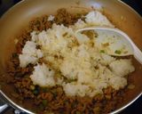 ♥我が家の甘辛♡カレーチャーハン♥作り方5写真