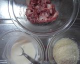 マヨで節約♥♡豚こまカツ作り方2写真