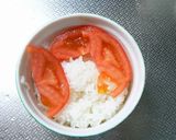 チーズトマト＆マヨ桃ラーのドリア風作り方3写真