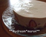 旬限定♪苺のふわふわレアチーズケーキ♪作り方9写真