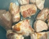 焼肉生だれで炊飯器デミグラスソース豚角煮作り方5写真
