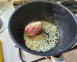 豚ひき肉とキムチで！韓国風豆乳クリームパスタ作り方3写真
