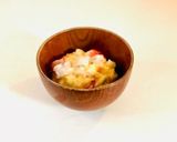 彼氏が作る『カニカマと鶏肉の白だし雑炊』作り方14写真