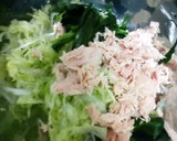 キャベツとほうれん草のツナマヨ醤油和え作り方3写真
