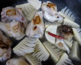 たけのこと手羽元のオイスターソース煮作り方4写真