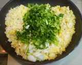 大きくなぁれ♪小松菜のCa炒飯☆作り方3写真