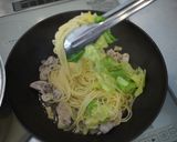 楽々☆キャベツと柚子胡椒のパスタ作り方12写真