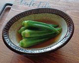 簡単おつまみ！オクラの麺つゆおひたし作り方4写真