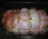 栗とレーズンを詰めた七面鳥の足作り方7写真