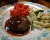 手ごねハンバーグ♪夕食・お弁当・BBQに作り方12写真