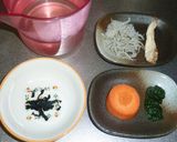 離乳食中期後期あんかけの素(しらす)作り方1写真