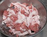今日の夕飯✨豚こま肉と大根の煮物作り方2写真