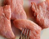 揚げないひと口トンカツ作り方1写真