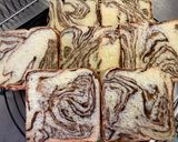 チョココーヒーのマーブル食パン作り方10写真