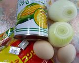 とろりん新玉葱入りコーンスープ♡溶き卵も作り方1写真