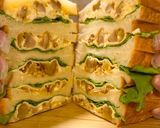 救世主の惣菜唐揚げ!たるたるチキンサンド作り方5写真