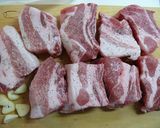 圧力鍋でお肉がほろほろっ♡スペアリブ♡作り方1写真