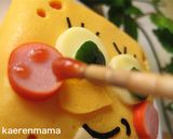 スポンジボブオムライスの作り方作り方16写真