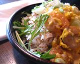◆簡単ランチdeおむサラダ丼◆作り方4写真