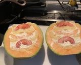 メロン丸ごとケーキ作り方6写真