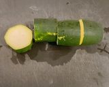 ズッキーニの豚バラ巻きの甘辛焼き作り方1写真