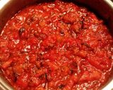 *トマトと茄子ベーコンのトマトパスタ*作り方6写真