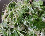 水菜と白滝の白和え風作り方5写真