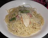タケノコ☆バジルクリームパスタ作り方5写真