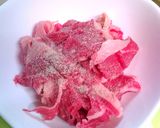 簡単1品★何でもお肉の生春巻き♪作り方1写真