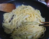 焼きナスとアンチョビのパスタ作り方5写真