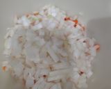 たっぷりコーンのキーマカレー作り方1写真