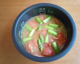 炊飯器でトマトとアスパラのさっぱりピラフ作り方5写真