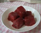 苺ソースでミルキーシェイク♪作り方1写真