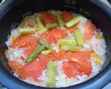 炊飯器でトマトとアスパラのさっぱりピラフ作り方6写真