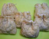 おつまみに✿ニラ納豆の揚げ包み焼き作り方3写真