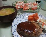 ふっくらでジューシーな豆腐ハンバーグ♪作り方13写真