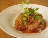 ～簡単・しらたきのトマトソースパスタ～作り方3写真