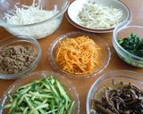 野菜いっぱい！本格？ビビンバ作り方7写真
