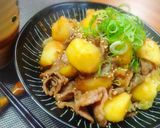 ＊じゃがいもと牛肉の肉じゃが風炒め物＊作り方4写真