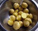 赤ちゃんいもの揚げ味噌煮作り方1写真