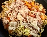 旨み爆弾！油・水なし！梅ぇ焼きそば！作り方12写真