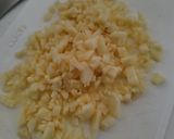 HM 生パイナップルとりんごのケーキ作り方1写真