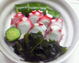 酢の物♪（たこ、きゅうり、わかめ）作り方4写真