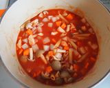 冷蔵庫の残り物deトマトジュース煮込み作り方3写真
