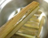 三番瀬マテガイの酢味噌和え　パクチー添え作り方1写真