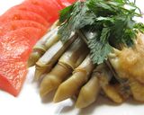 三番瀬マテガイの酢味噌和え　パクチー添え作り方8写真