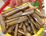 三番瀬マテガイの酢味噌和え　パクチー添え作り方12写真