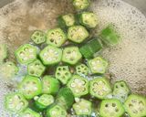 オクラとみょうがの白だしお吸い物作り方4写真